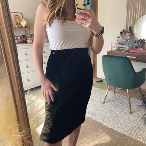 Vintage Jessica McClintock velvet skirt!